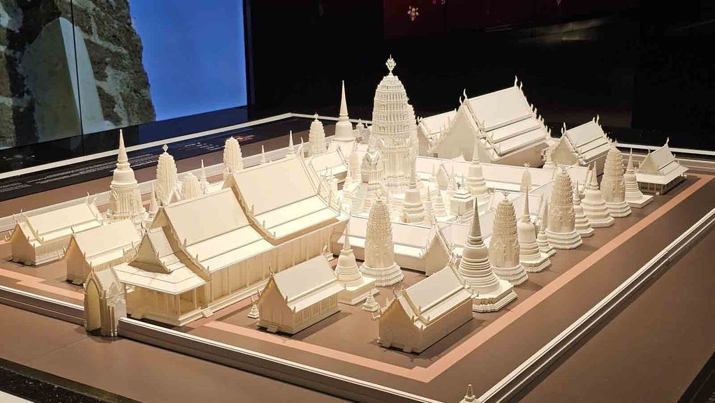 แบบจำลองวัดราชบูรณะ จังหวัดพระนครศรีอยุธยา